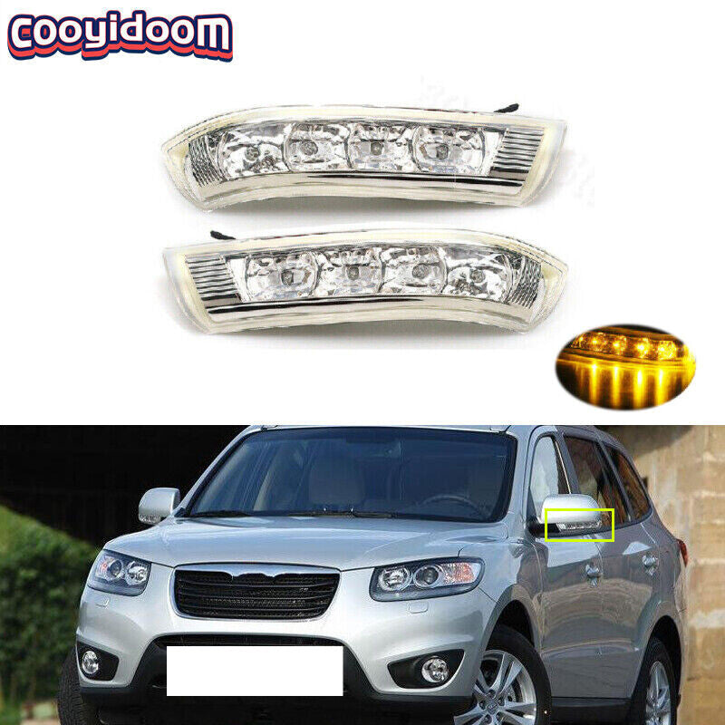 Suitable for 10-12 for Hyundai Santa Fe/07-12 Veracruz IX55 rearview mirror turn signals