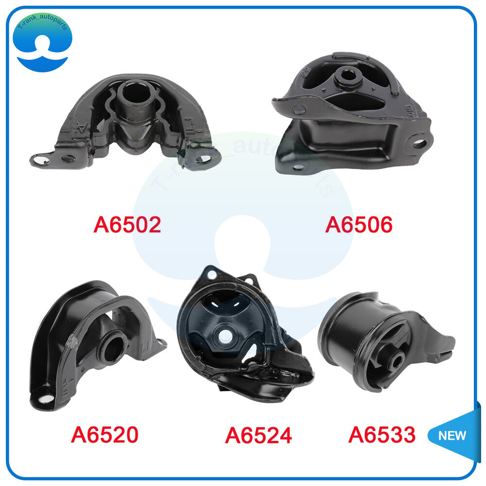 5PC Engine Motor  Transmission Mounts Set for 1992-1995 for Honda for Civic 1.5L 1.6L