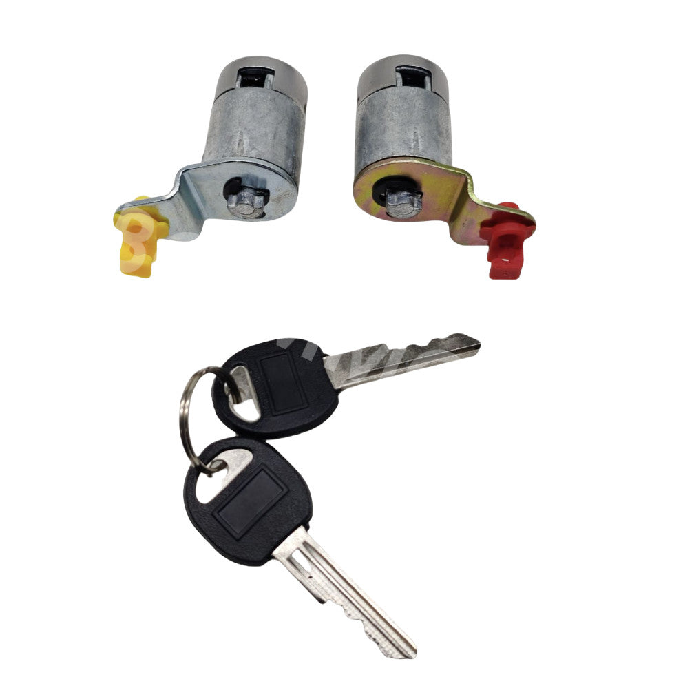 Car Door Lock Cylinder Set With Keys 2DLK4 Fit for Chevrolet Suburban 1992-1994