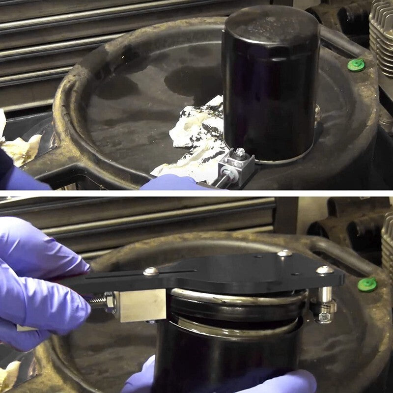 The black filter cutter tool is suitable for filter cutting ranges from 2-3/8 to 5