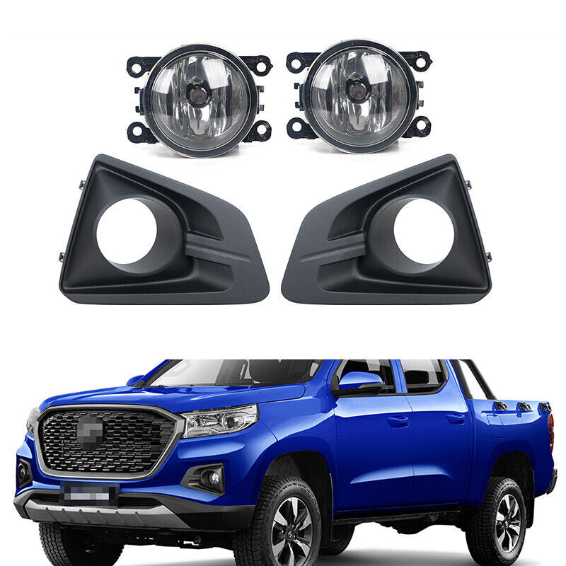 1 Set Front Bumper Fog lamp + Fog lamp cover for Changan Hunter F70