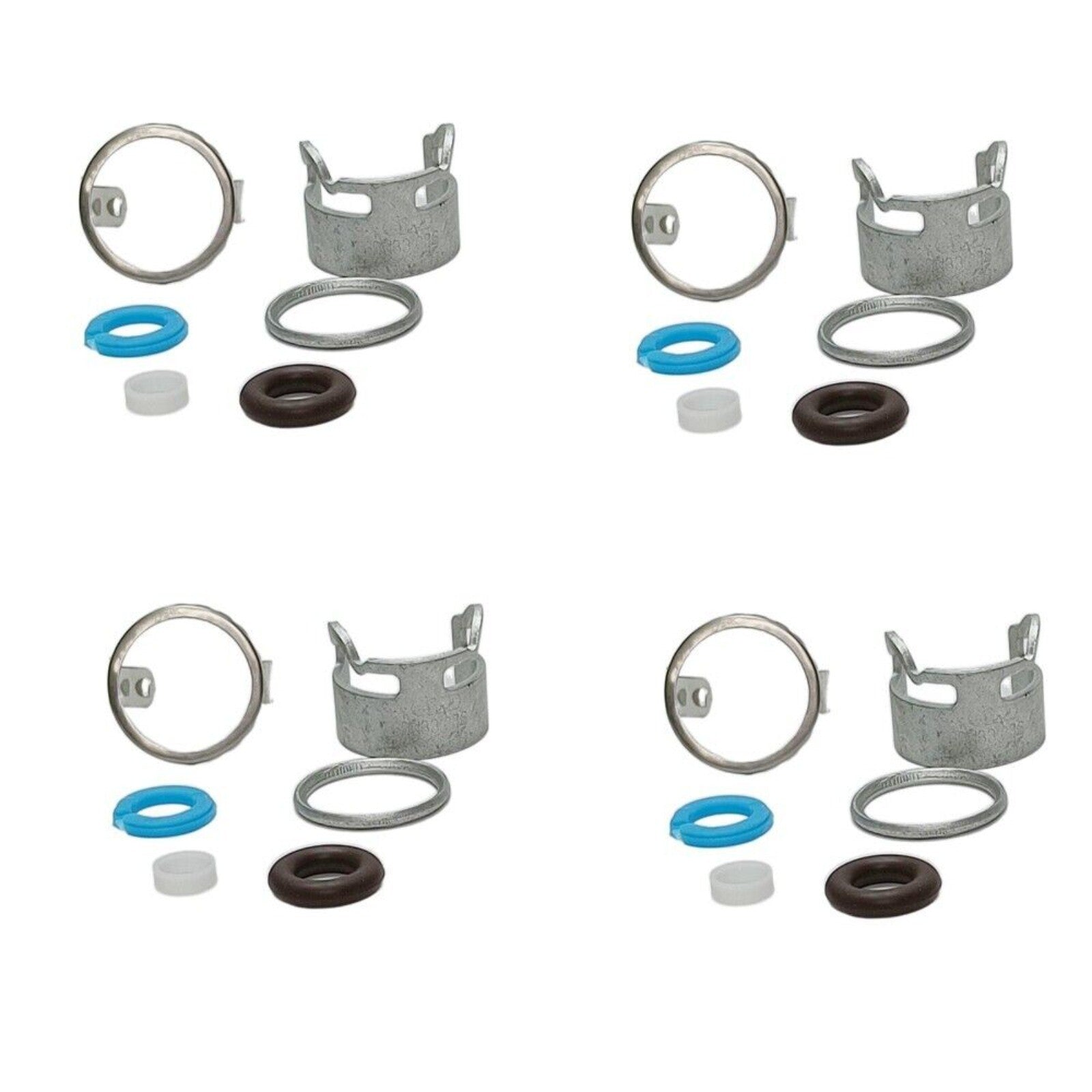 4Pcs Fuel Injector Seal Kit Fit for VW for Golf for Jetta for AUDI A4 A6 TT 2.0T 06D998907