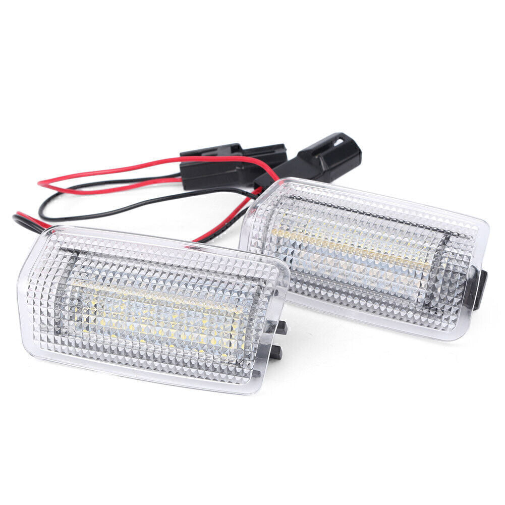for Toyota for Lexus 2x White LED Side Door Courtesy Lights Welcome Lamp