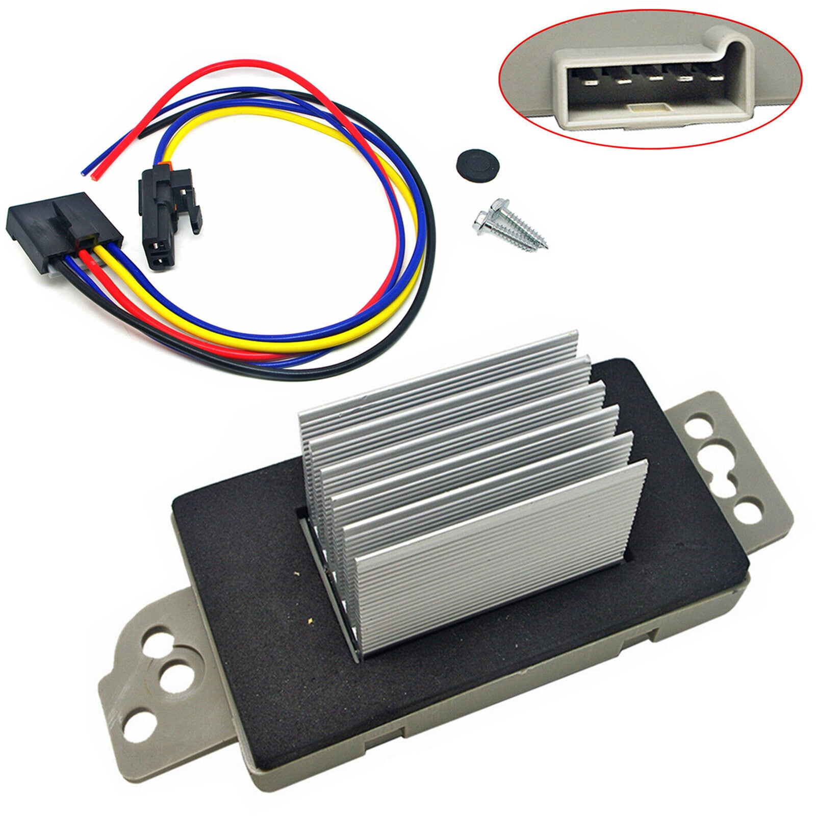 Engine Cooling Radiator Fan Resistor Kit for Chevrolet Silverado Tahoe 1581773