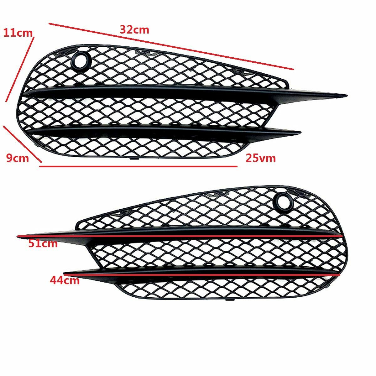 Suitable for Mercedes-Benz W205 C43 AMG 15-18 bumper fog light ventilation grille cover trim