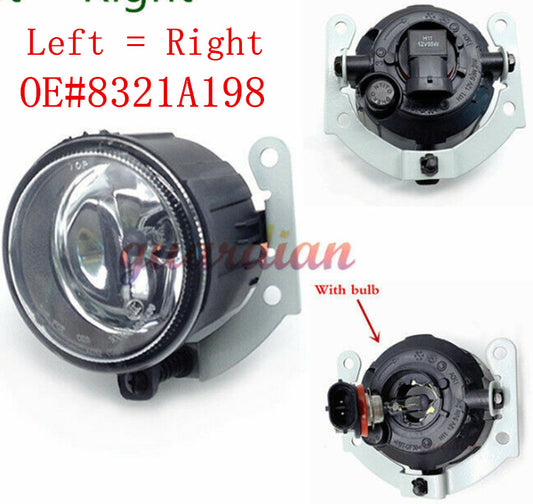 L=R with Bulb 2008-2015 for Mitsubishi Lancer Sportback Front Fog Lamp 8321A235