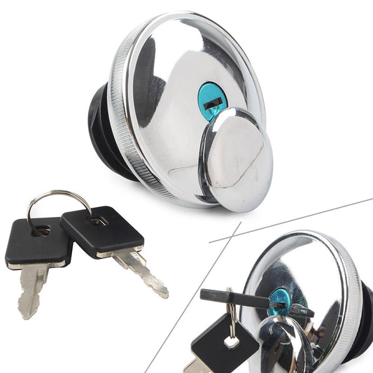 Fuel Gas Cap Lock w/ Keys Fit for Harley Sportster 883 1986-2019 Motorcycle Chrome