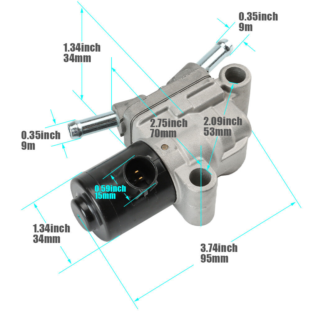 2H1123 IDLE AIR CONTROL VALVE for HONDA ACCORD 1990-1994 PRELUDE 1992-1996 New