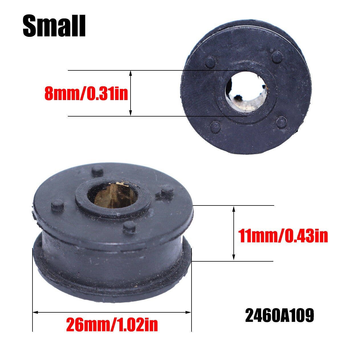 2X Bushing for Toyota for Corolla 2007 5 and 6 SPEED MT Shift Shifter Cable Bushings