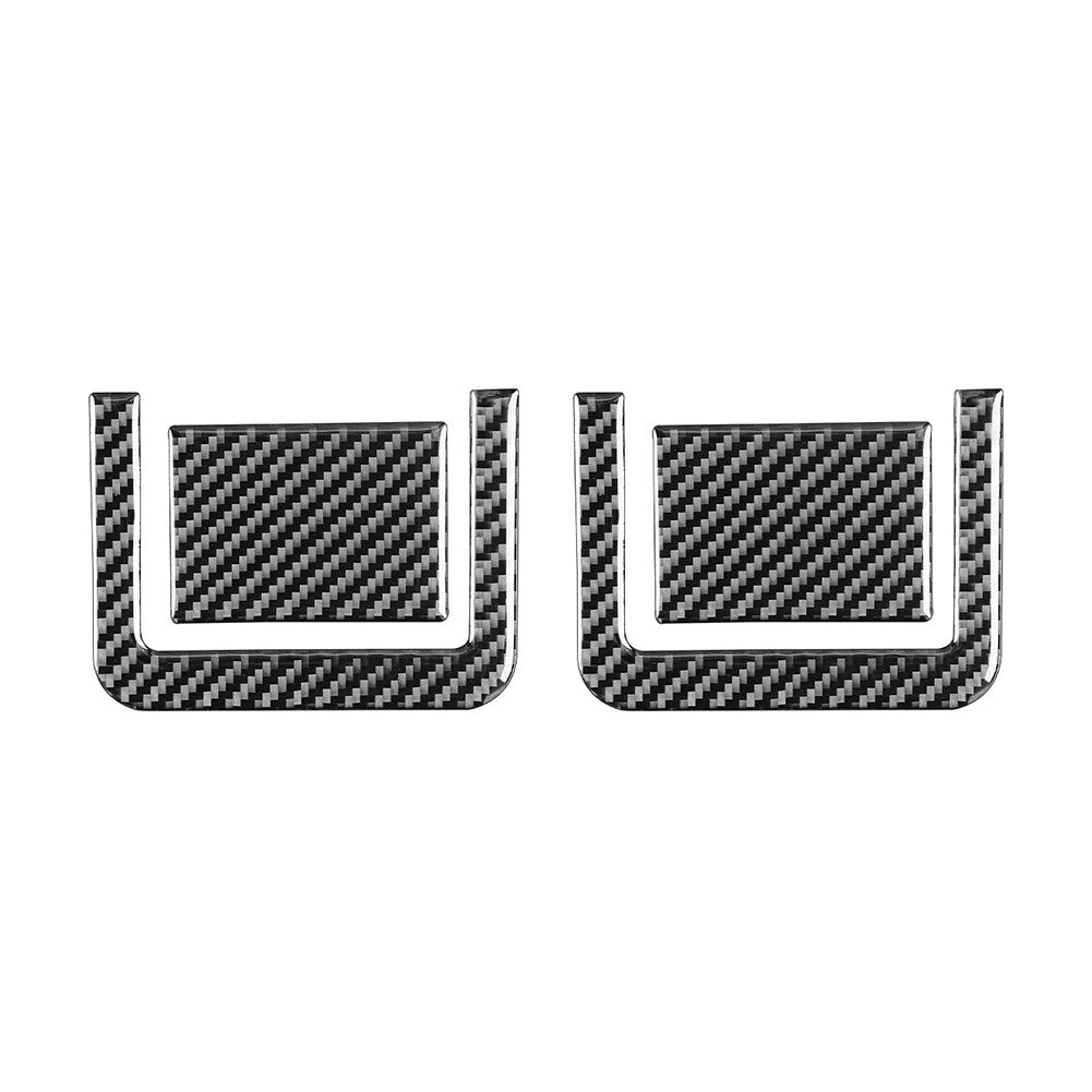 4Pcs Car Rear for Seat Adjustment Panel Cover Trim for Toyota Tundra 2014-2021 Black