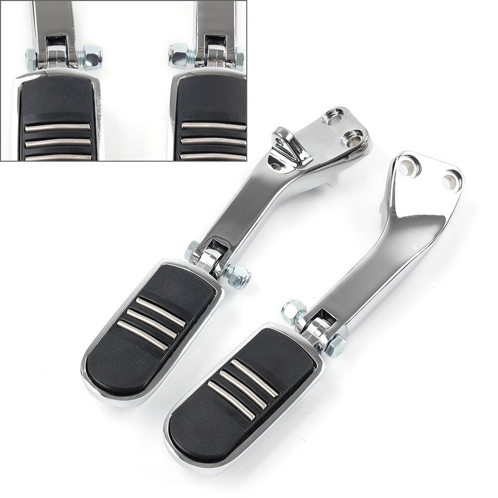Motorcycle Passenger Foot Pegs Mount Support Bracket Fit for Harley Dyna Glide 06-17