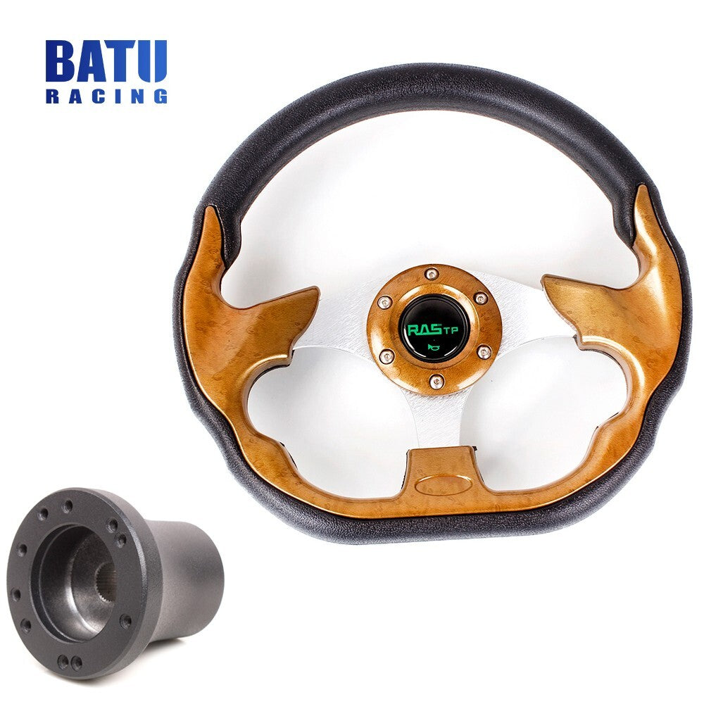 New 12.5 for Golf Cart Steering Wheel Accessories+Black Adapter For Club car for DS