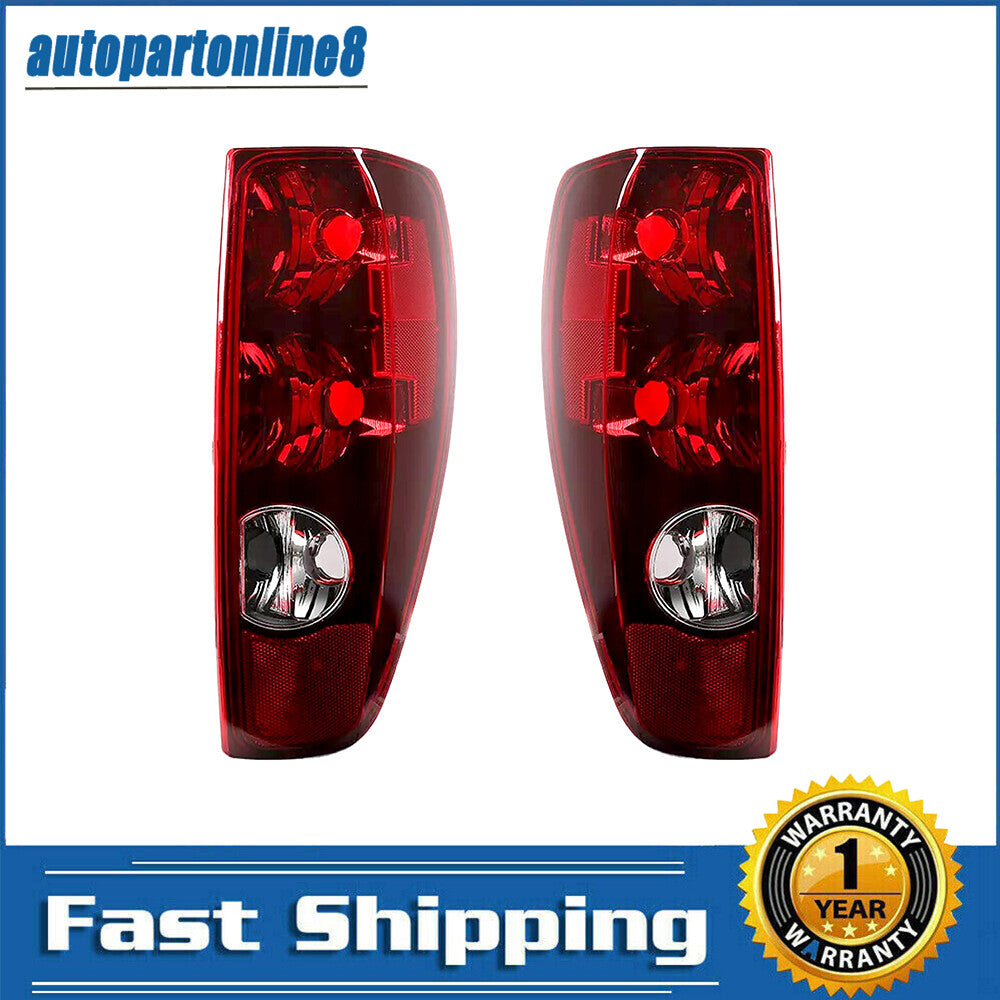 2-Piece Red Clear Rear Brake Lights GM2801164 LHRH Suitable for 2004-2012 for GMC for Canyon