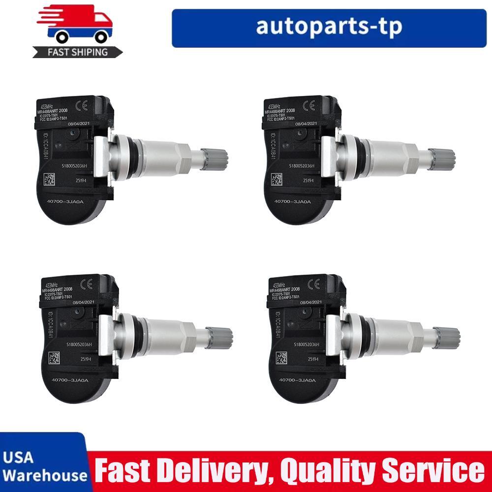 4x Tire Pressure Sensor TPMS For 2016-2019 for INFINITI Q50 JX35 for Nissan Altima