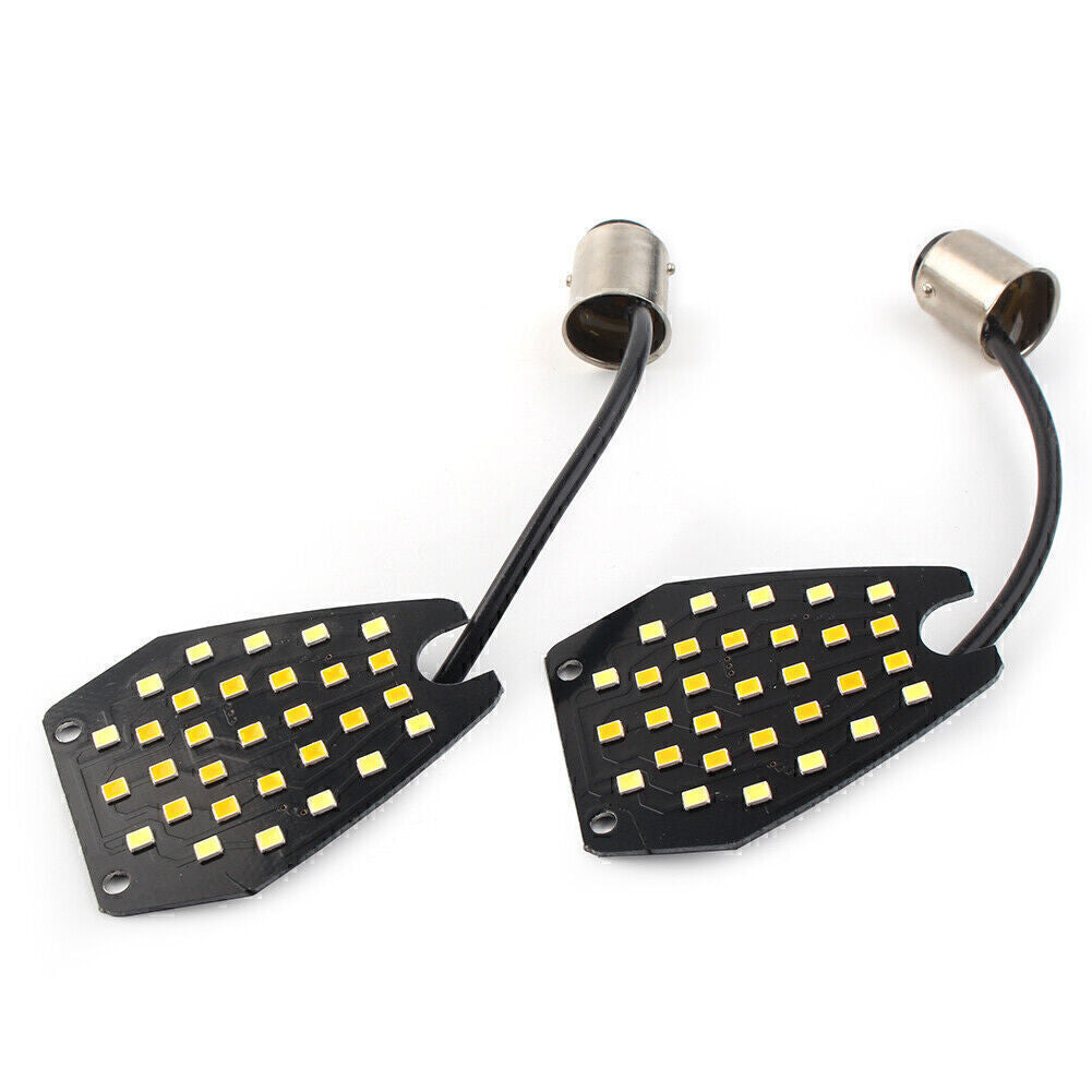 2PCS Rear 30SMD LED Turn Signal Indicator Light 1157 for Honda CBR1000RR 2004-07