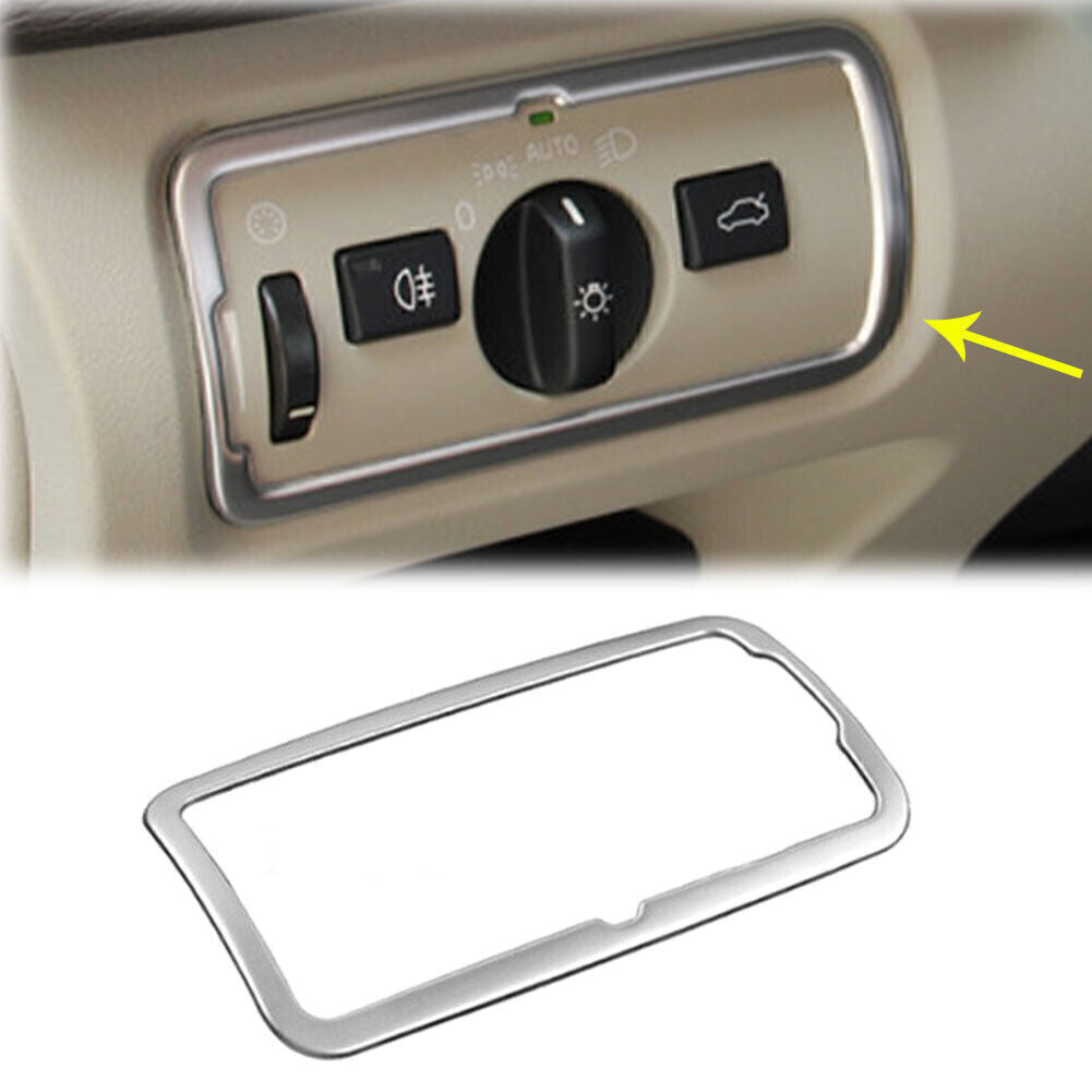 Interior Headlight Headlamp Switch Button Trim Cover Fit for Volvo XC60 2009-2013