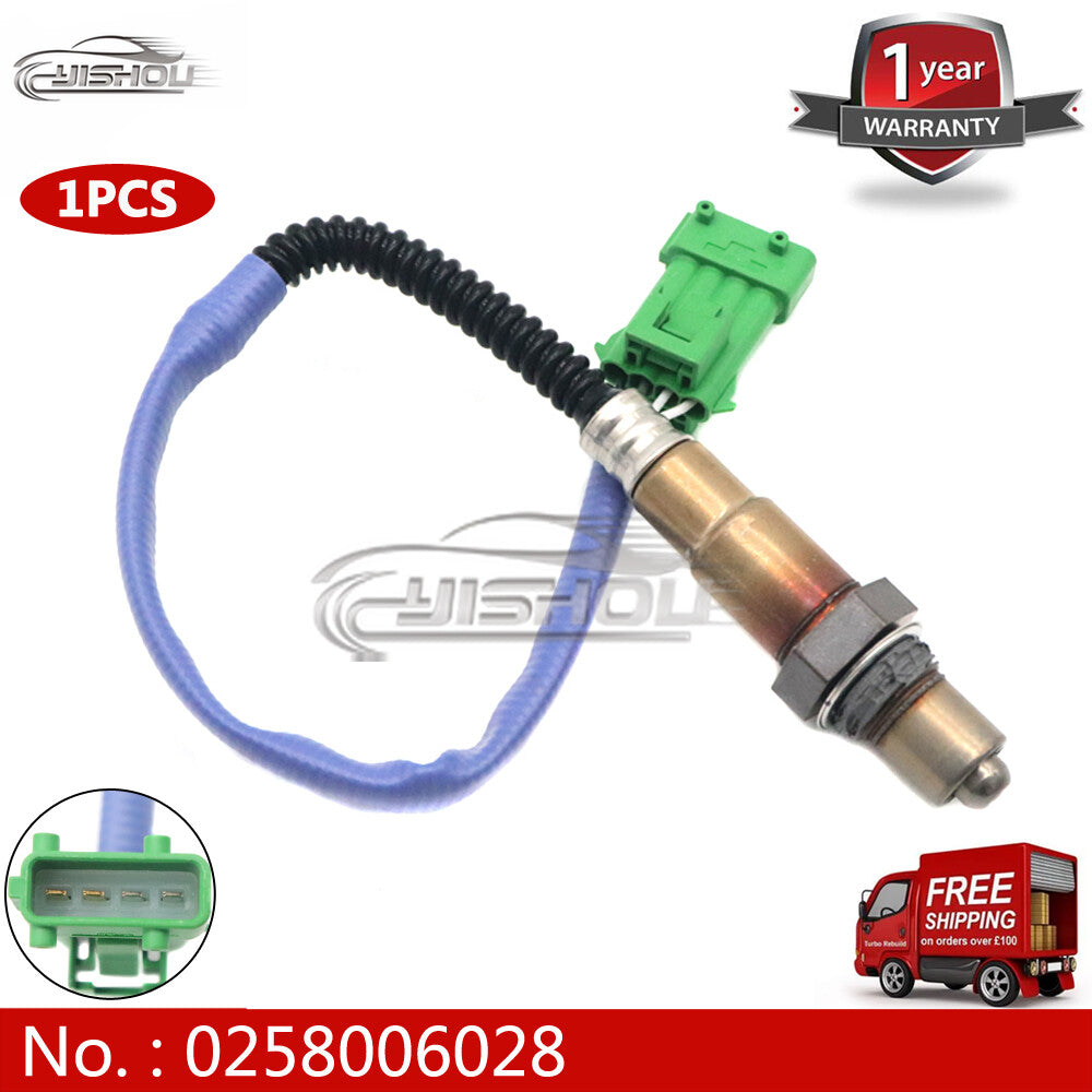Oxygen (O2) sensor 0258006028 is suitable for Peugeot 306, 307, 308, 406, 607, for Citroen C2, C3, C4, C8, etc.