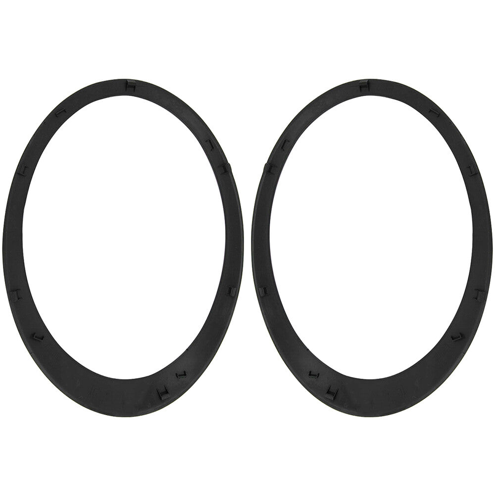 2Pcs Front Headlight Trim Rings Black for 2007-2015 for Mini Cooper Right Left
