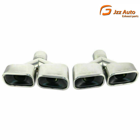 2.5'' AMG Dual Exhaust Tips for Mercedes-Benz C-Class W204 W203 W211 W214 2PCS