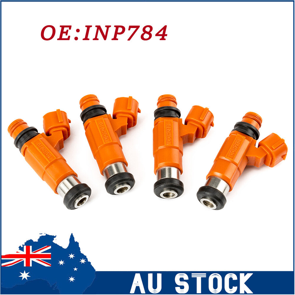 4PCS NEW Flow Matched Fuel Injectors for Mitsubishi Lancer CE 1.8L CDH210 INP771