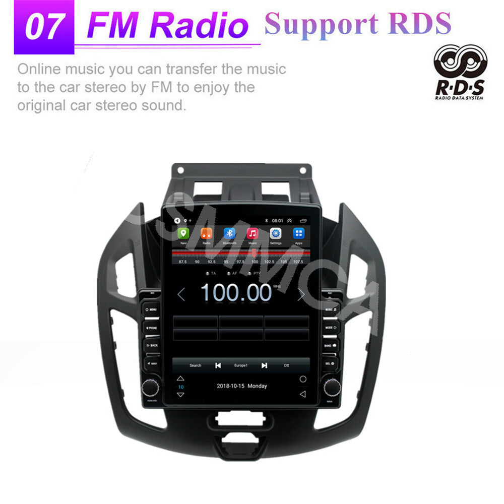 Android 13 Stereo Radio Touch Screen Fit for Ford Transit Connect 2014-2018