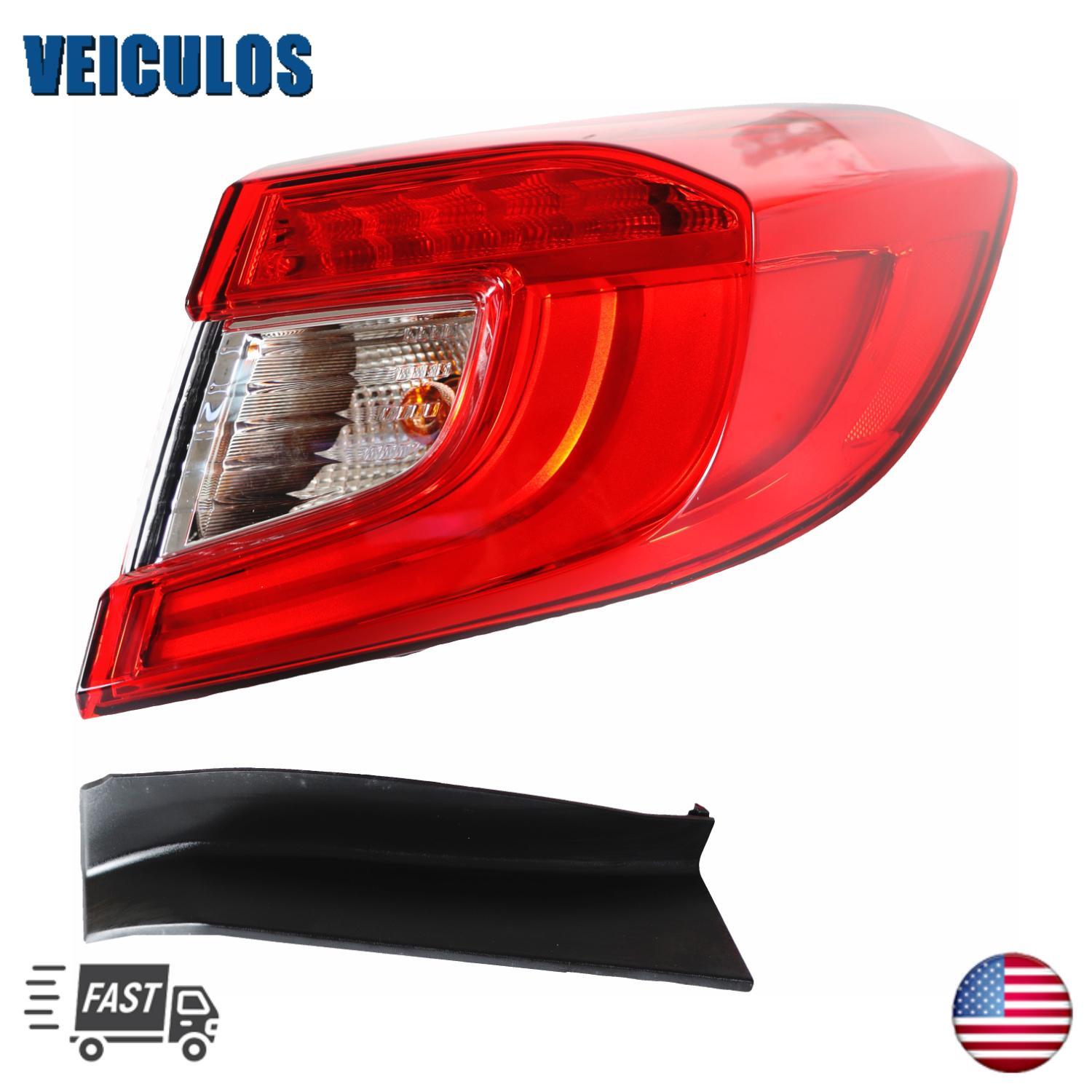 For 2018 2019 2020 2021 2022 for Honda Accord OE Style Outer Passenger Tail Light US