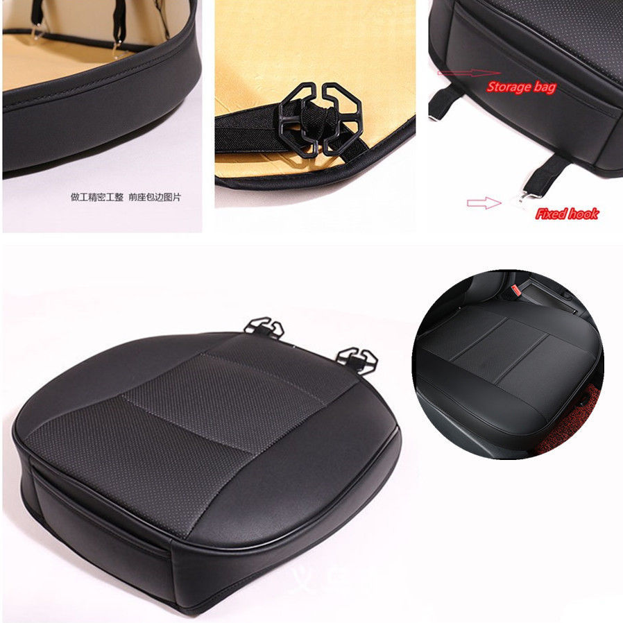 Leather Four Feasons Car Front for Seat Cushion Cover Pad Wear-Resisting Breathable