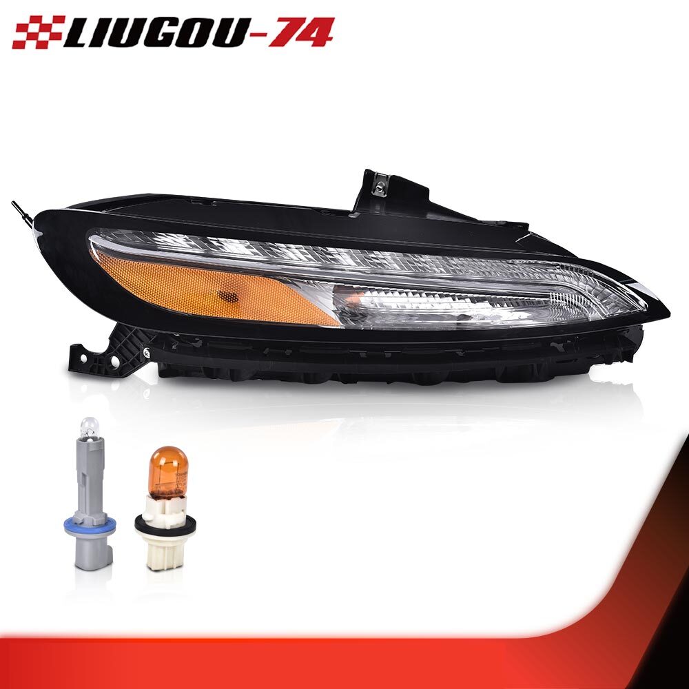 White LED DRL stop light signal passenger side suitable for 2014-18 for Jeep Cherokee