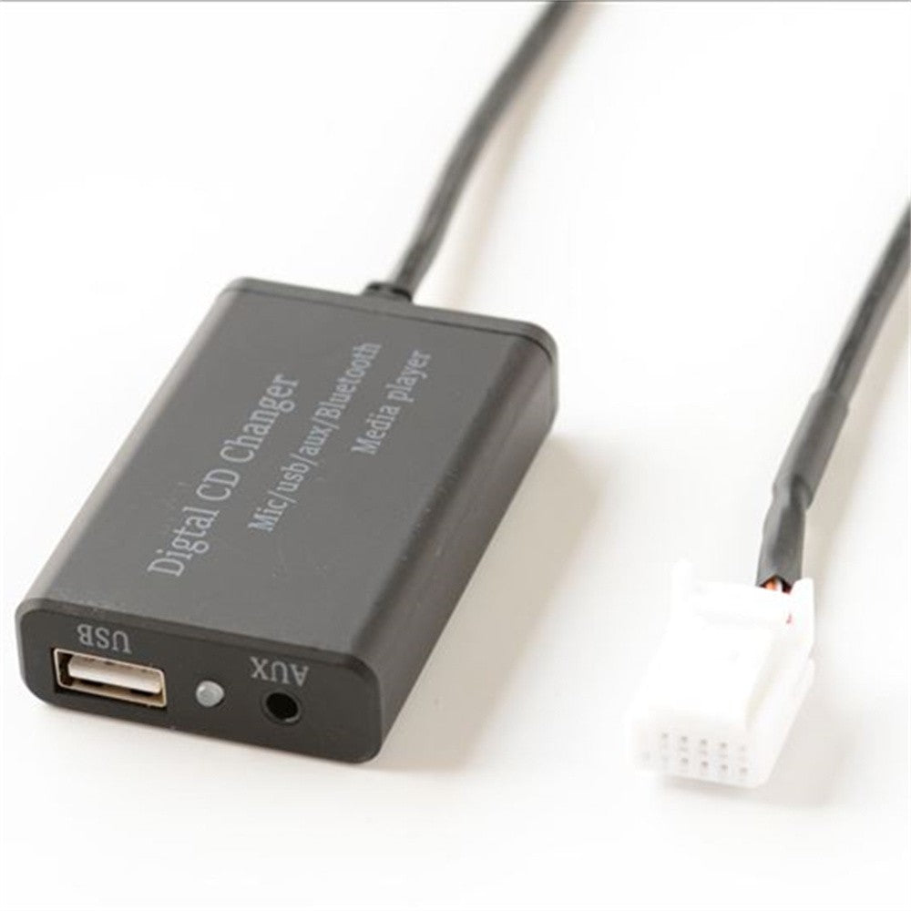1x Bluetooth-Kit Handsfree Stereo AUX Adapter Interface For- for Toyota Replace Parts