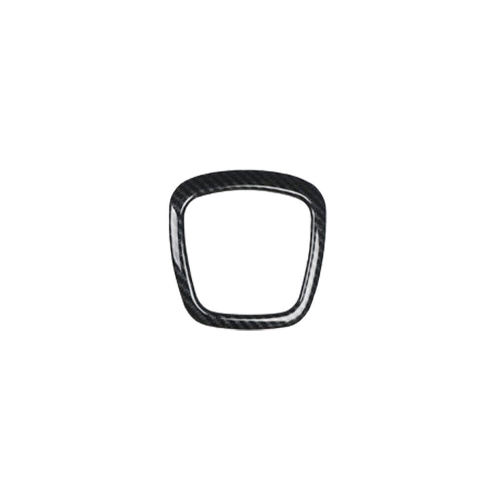 for Audi A6 2008-2011 ABS Carbon Fiber Inner Steering Wheel Horn Ring Trim Cover
