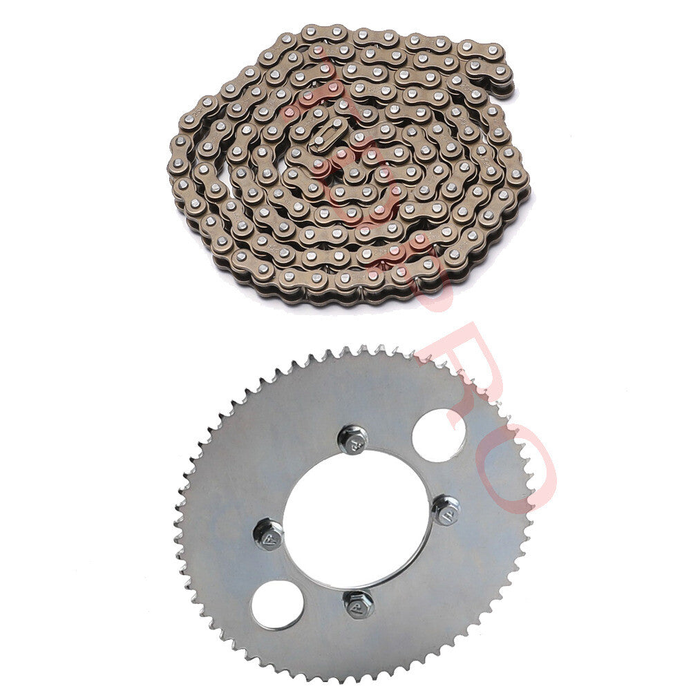 25H 136 Chain + Sprocket 47 49cc for Mini Pit Rocket 4 Off-Road Bike/All-Terrain Bike