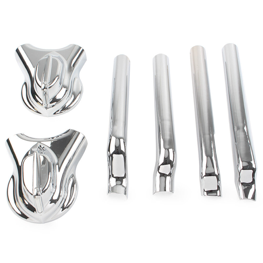 Rear for Phantom Swingarm Axle Cover Kit Fit for Harley Softail FXST FXSTC FLSTC Chrome