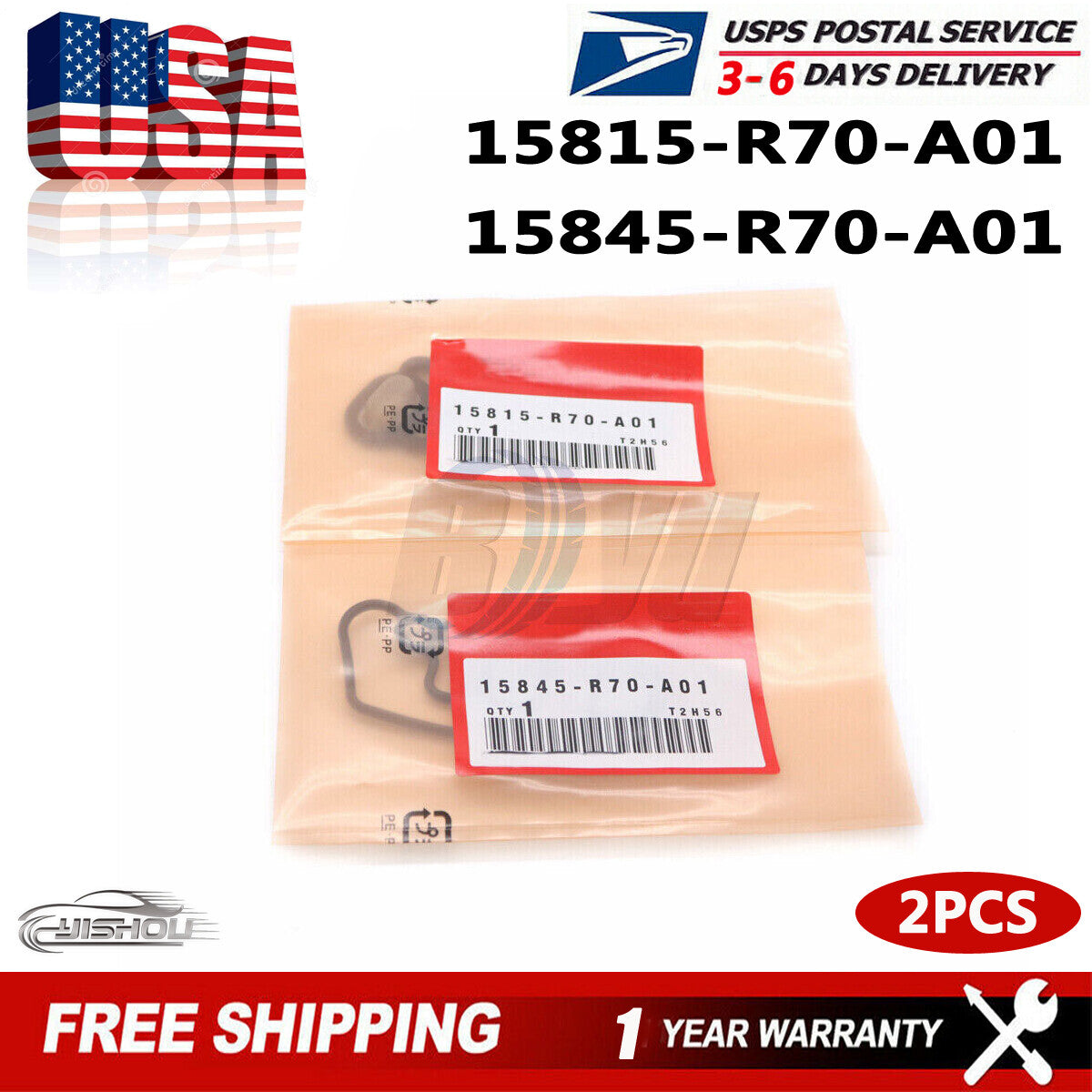 15845-R70-A01 Cylinder Head Solenoid VTEC Gasket Spool for Honda 15815-R70-A01