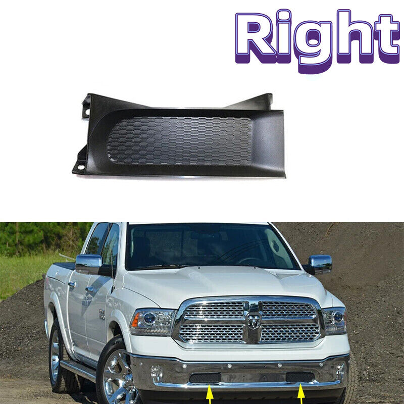 Right For 2013-2018 for Ram 1500 Front Bumper Trim Fog light cover ABS new