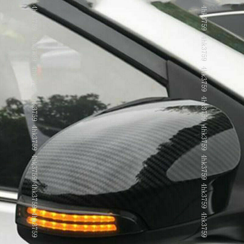 Carbon Fiber Rearview Side Mirror Cover Trim for Toyota for Corolla Sedan 2014-2018