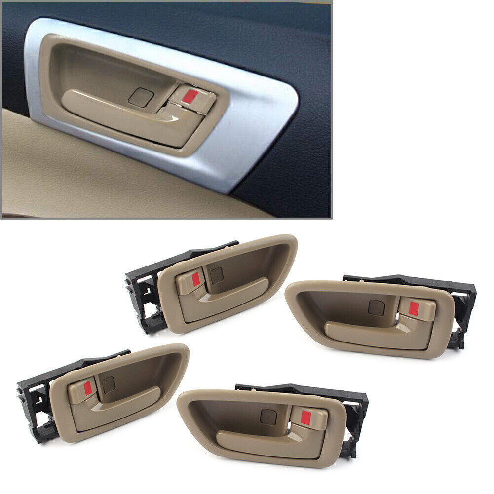 Fit for Toyota for Avalon 00 -04 Interior Door Handle Stone Lever LeftRight Gray