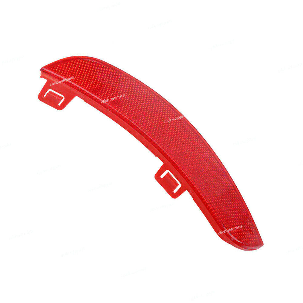 Pair Rear LeftRight Side LED Bumper Reflector Lens Fit For 08 for Volvo S40 V50 Red