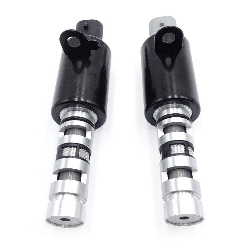 Two-piece variable intake timing VVT solenoid valves suitable for Hyundai and for Kia 3.3L and 3.8L engines.