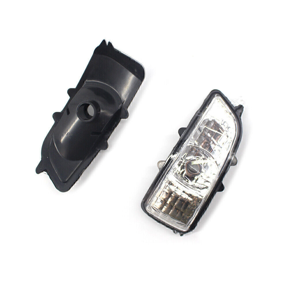 2x Door Mirror Turn Signal Light Cover Fit for Volvo S40 S60 S80 2007-2011 White