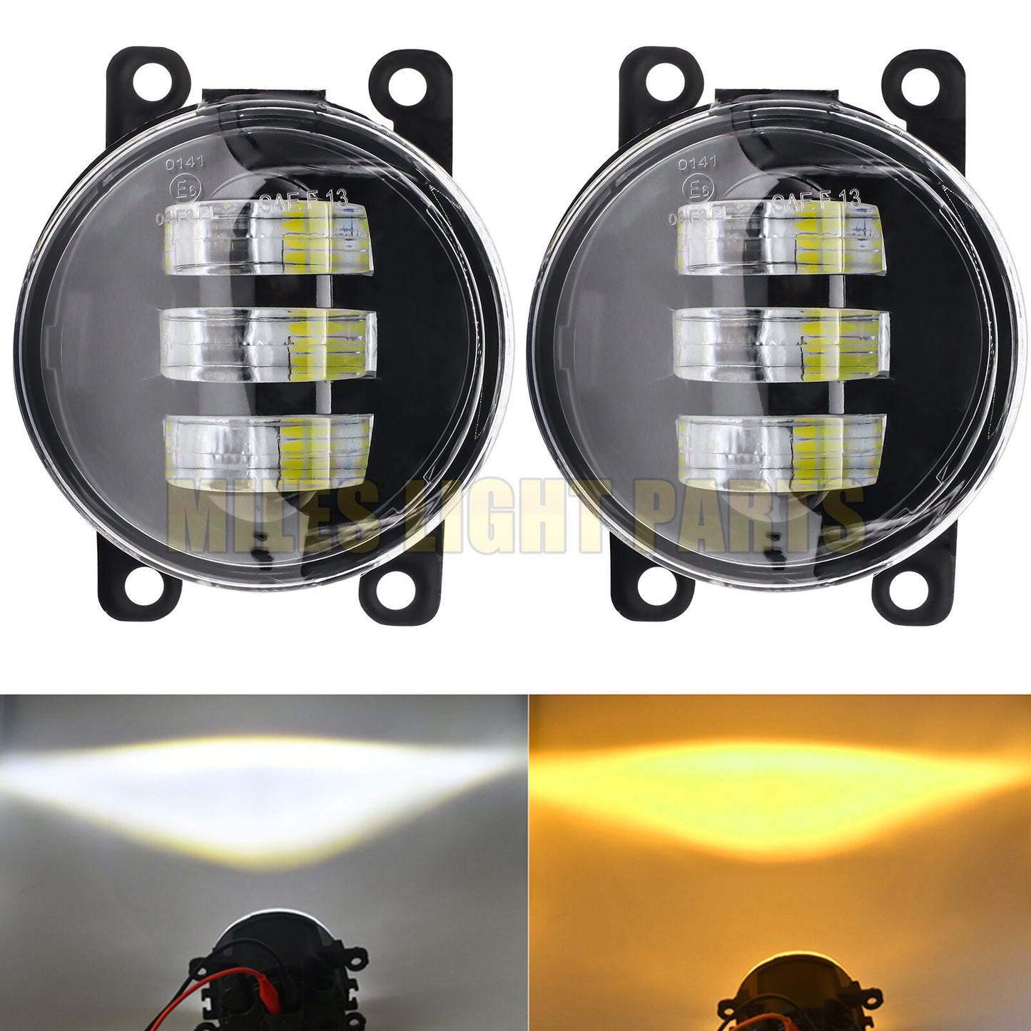 Bumper Fog Light LED White Yellow for Subaru Forester XV Crosstrek 2014-2020 ??