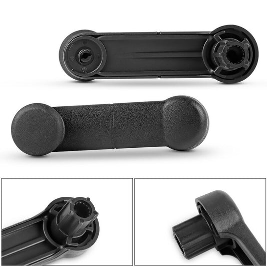 1Pair Inside Manual Window Crank Handles Black for 1997-2014 for Ford F150 F250 F350
