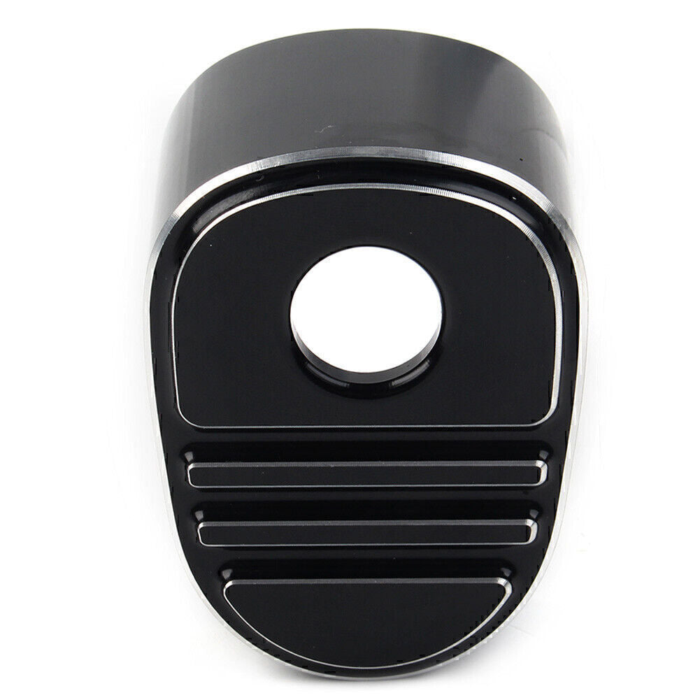 Black Tri-Line Ignition Switch Cover Fits for Harley Touring Street Glide FLHX 14-22