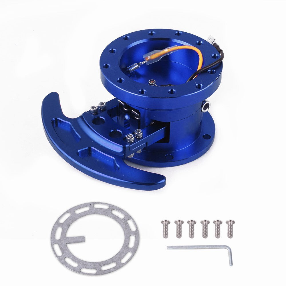 Steering Wheel Quick Release Hub Adapter Body Removable Snap Off Boss Kit