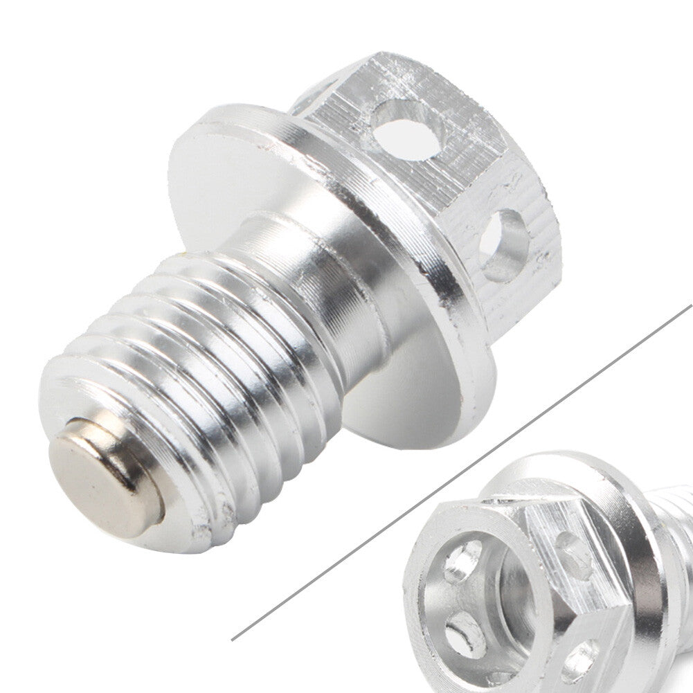 Oil Drain Plug Screw Fit for Honda CRF50/XR50/Z50 CR80 XR80 CR125R CR250R Silver