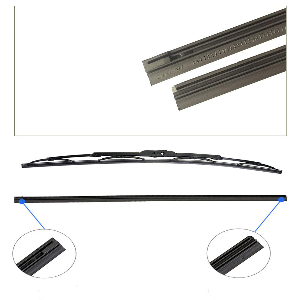 4-Pack 16-inch Car Frame Windshield Scraper Replacement Strips