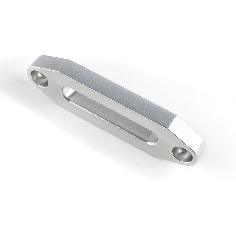 Hawse Fairlead for Synthetic Winch Rope Cable Lead Guide ATV Silver Aluminum
