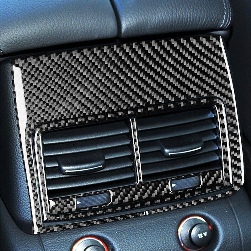 Real Carbon Fiber Car Rear Air Vent Outlet Cover Trim Fit for Audi Q7 2005-2015