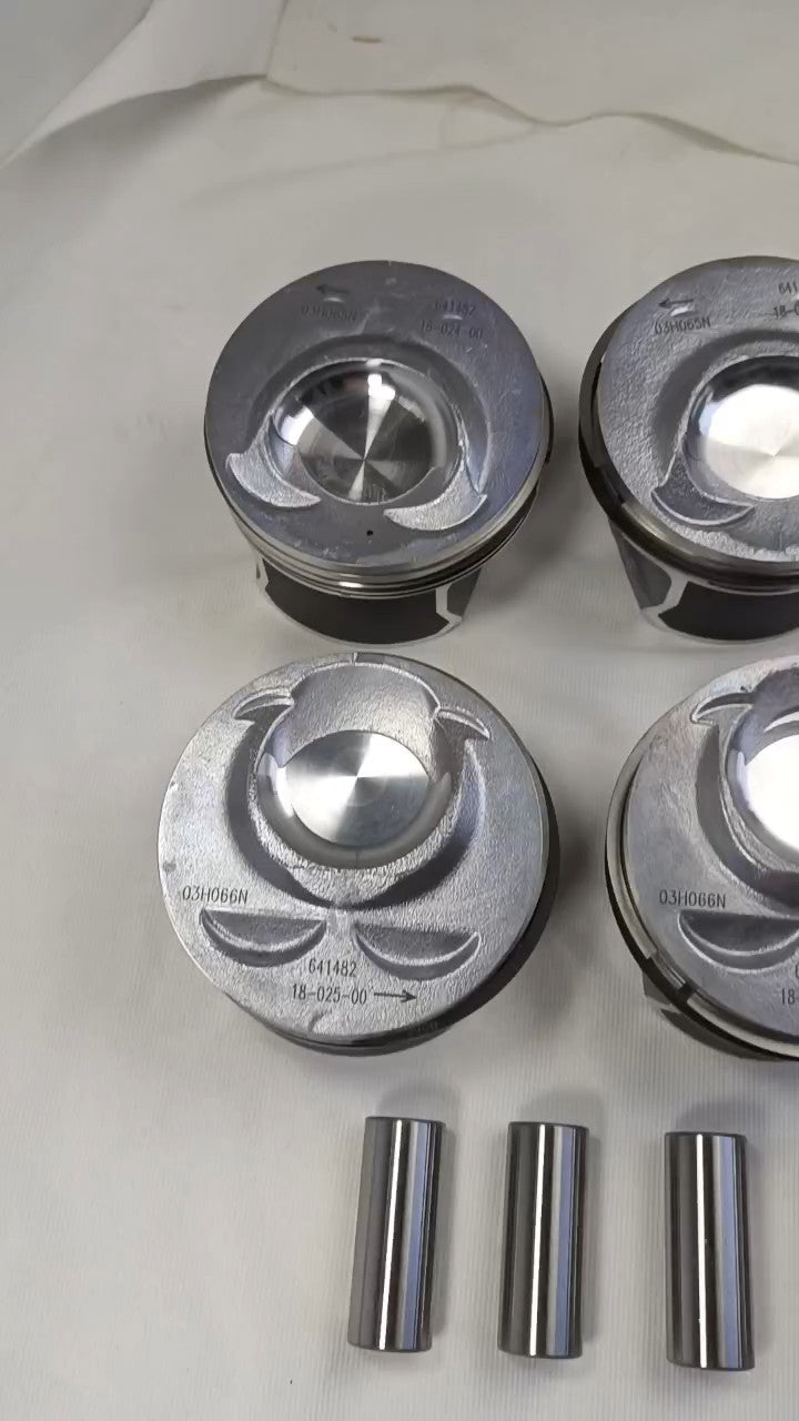 6x ¦µ89.01mm / ¦µ20mm Pistons Rings Set for Audi Q7 for VW for Passat CC Touareg 3.6 VR6