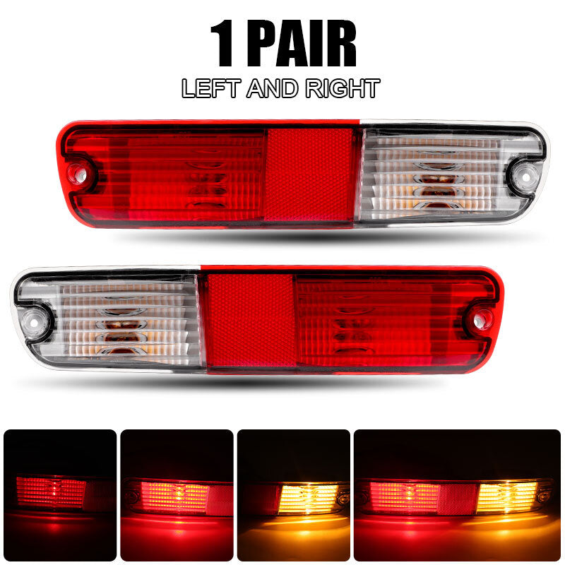 2x Rear Bumper Fog Light Tail Lamp Refit for Mitsubishi Pajero Montero 2003-2006
