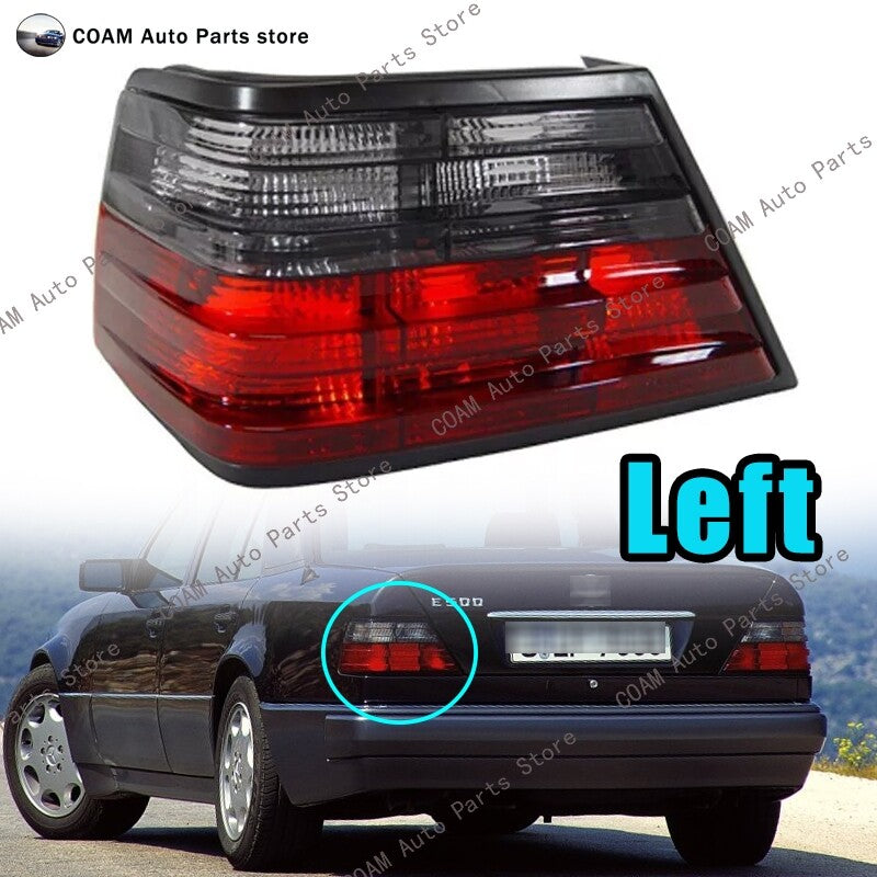 The left taillight turn signal is applicable to the for Mercedes-Benz W124 E-Class from 1986 to 1995.